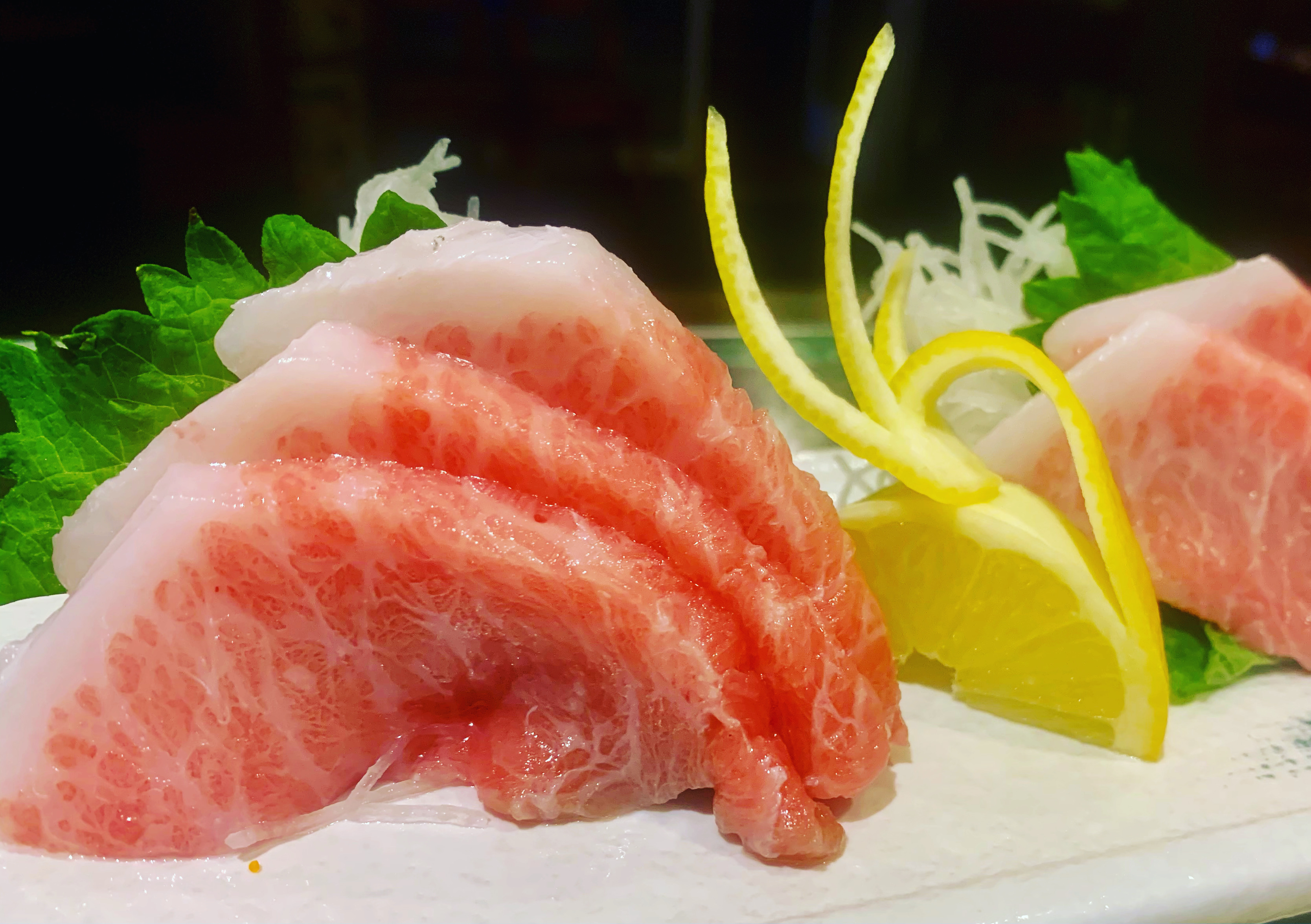 Super toro sashimi